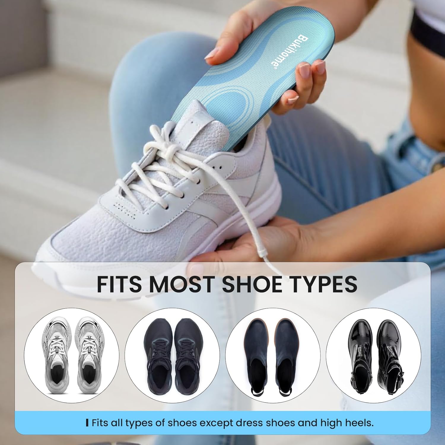 Metatarsalgia Insoles with Metatarsal Pads Women & Men, Mortons Neuroma Relief Inserts with Arch Support for Ball of Foot Pain Relief, Plantar Fasciitis, Heel Spur Relief-Women 6-7-XS - Image 6