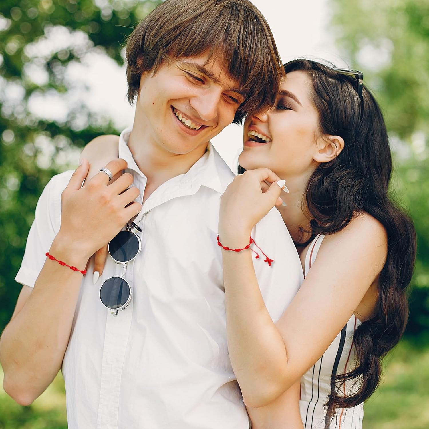 6 Pcs Red String Bracelet Red Rope Bracelet Adjustable Knot String Bracelets as Gift for Birthday Party Graduation New Year - Image 5