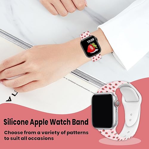 Miniatura 5 de Bonitas correas de reloj compatibles con Apple Watch de 1.496 pulgadas, 1.575 pulgadas, 1.614 pulgadas, 1.654 pulgadas, 1.732 pulgadas, 1.772