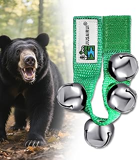 Outdoor Bear Bells for Hiking Safety: Bear Horn to Scare Bears Deterrent Devices for Dogs Biking Fishing Camping Climbing