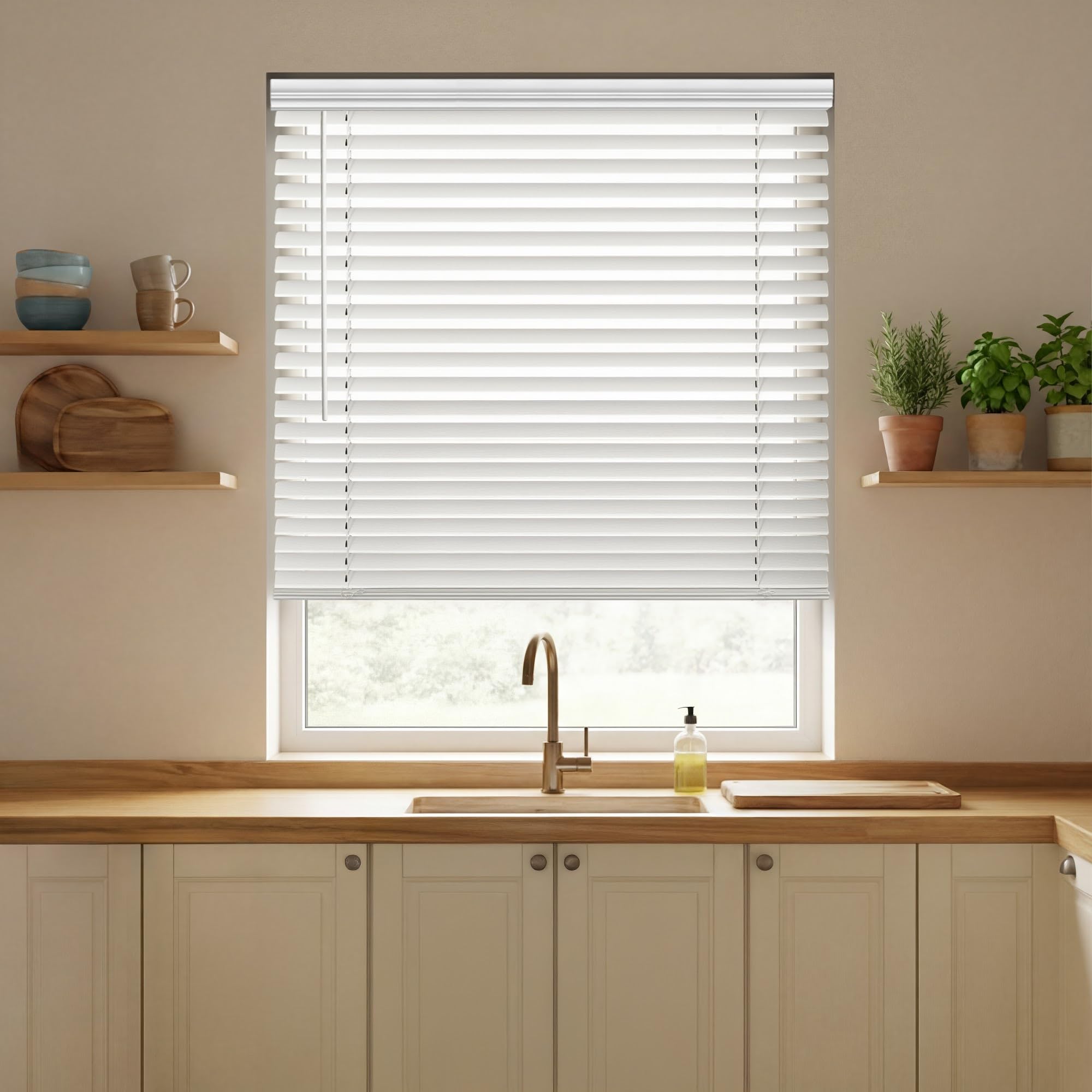 REGAL estate Cordless Faux Wood Blind