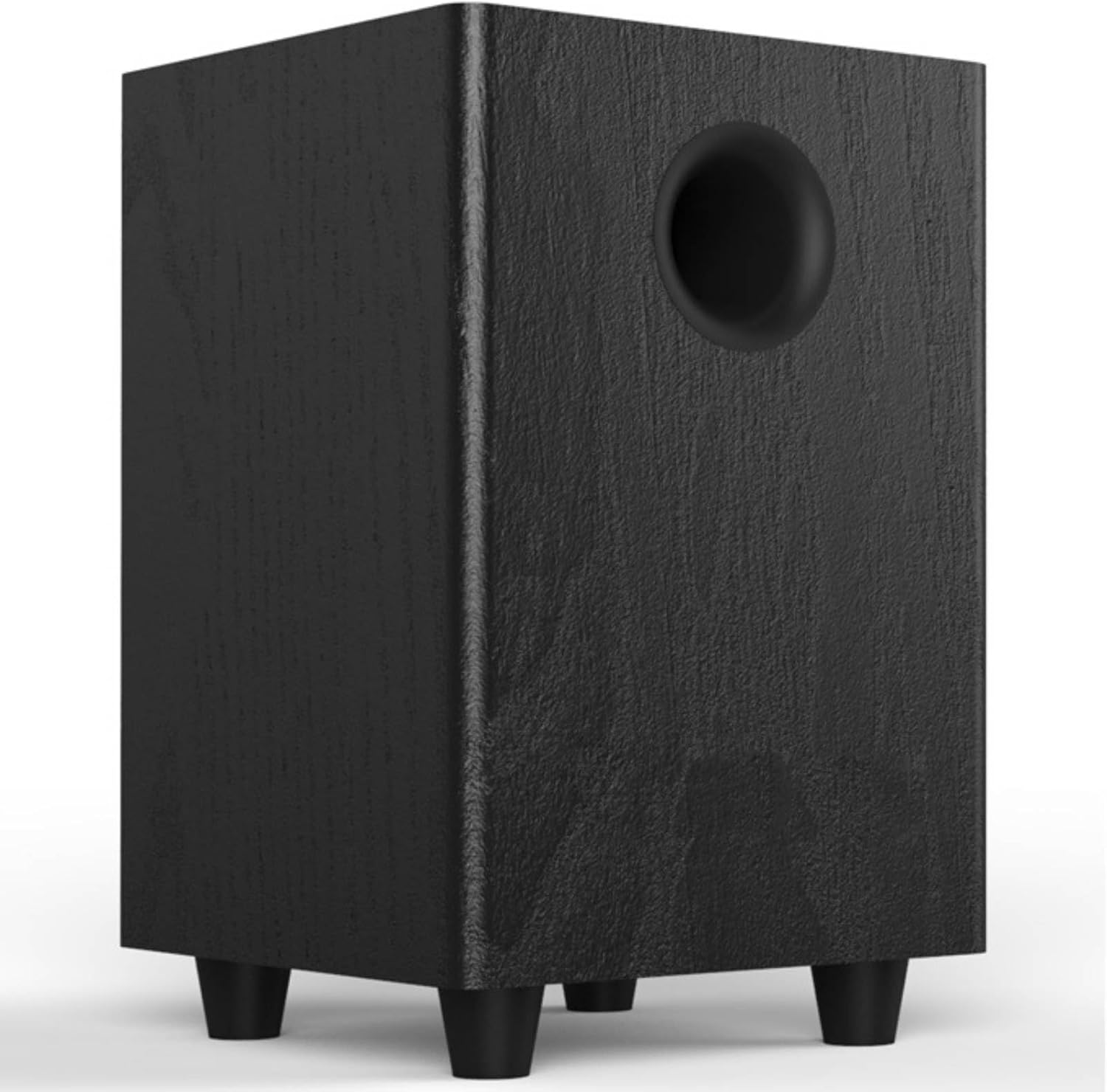 ashata active bluetooth bookshelf speaker, 150w passive bookshelf speaker subwoofer, 6.5 inch home theater subwoofer bookshelf home speaker deep bass unit with 40mm high vibration damping horn, wooden