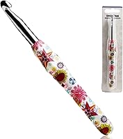 Vista 8 de Gancho de Crochet de 2.25mm, Mango Ergonómico para Manos con Artritis, Agujas de Tejer Extra Largas de Goma Suave para Principiantes y Tejido