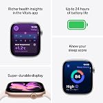 Montre connectée Apple Watch Series 11 [GPS 46mm] avec boîtier noir jais et bracelet sport noir - M/L. Score de sommeil, suivi de fitness, surveillance de la santé, affichage toujours actif, résistant à l'eau