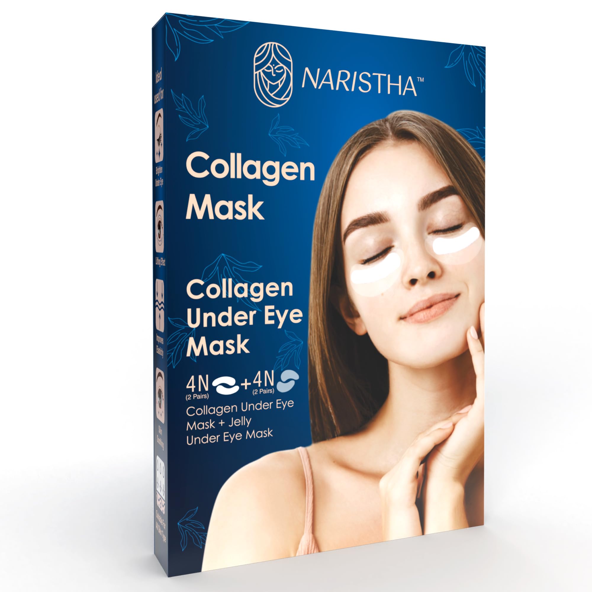 Invisible Collagen Foam Mask | Melting Collagen Mask for Under Eye | Reduce Wrinkles & Tighten Skin for Women (2 Pair)-image-40