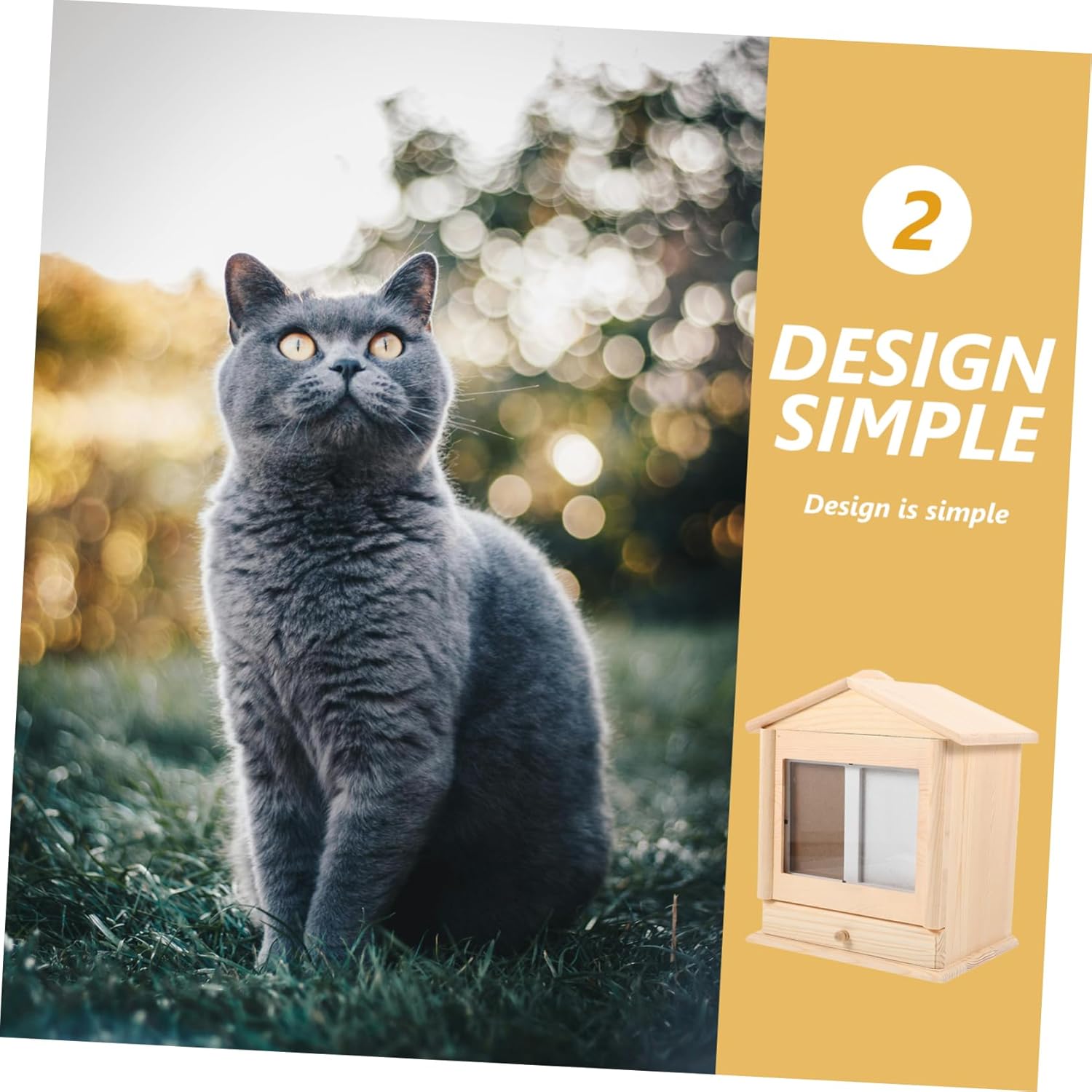 Wooden Pet Ashes Urn for Dogs and Cats Elegant Memorial Container for Pet Funeral Wooden Casket for Home Display