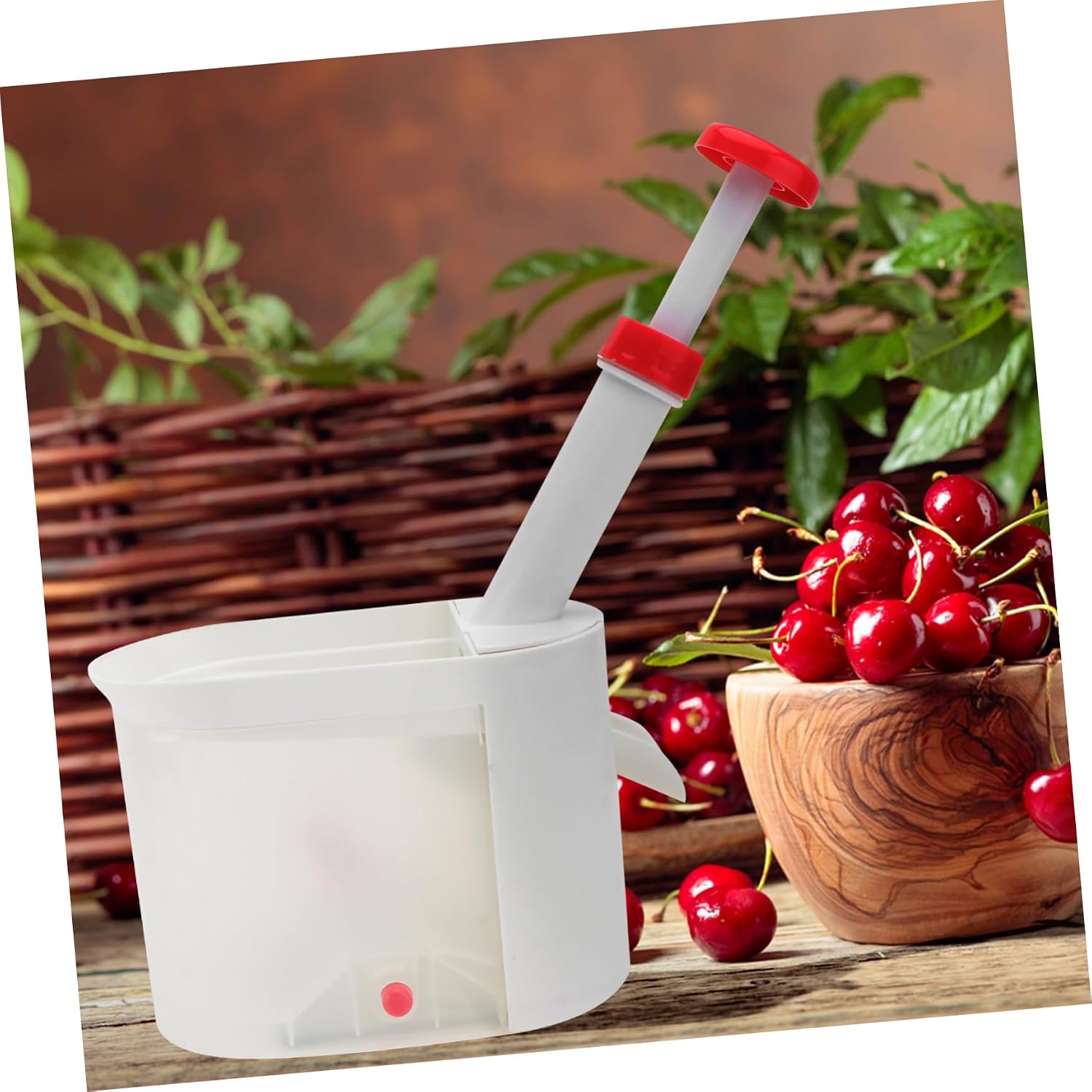 ABOOFAN 2pcs Cherry Pitter Remover Convenient Kitchen Gadget for Quick Cherry Coring Design for Home Use for Other Fruits White Color