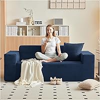 Vista 22 de FILUXE - Sofá seccional modular, sofá modular moderno con asiento profundo, cómodo sofá tipo nube, sofás seccionales para sala de estar, dormitorio