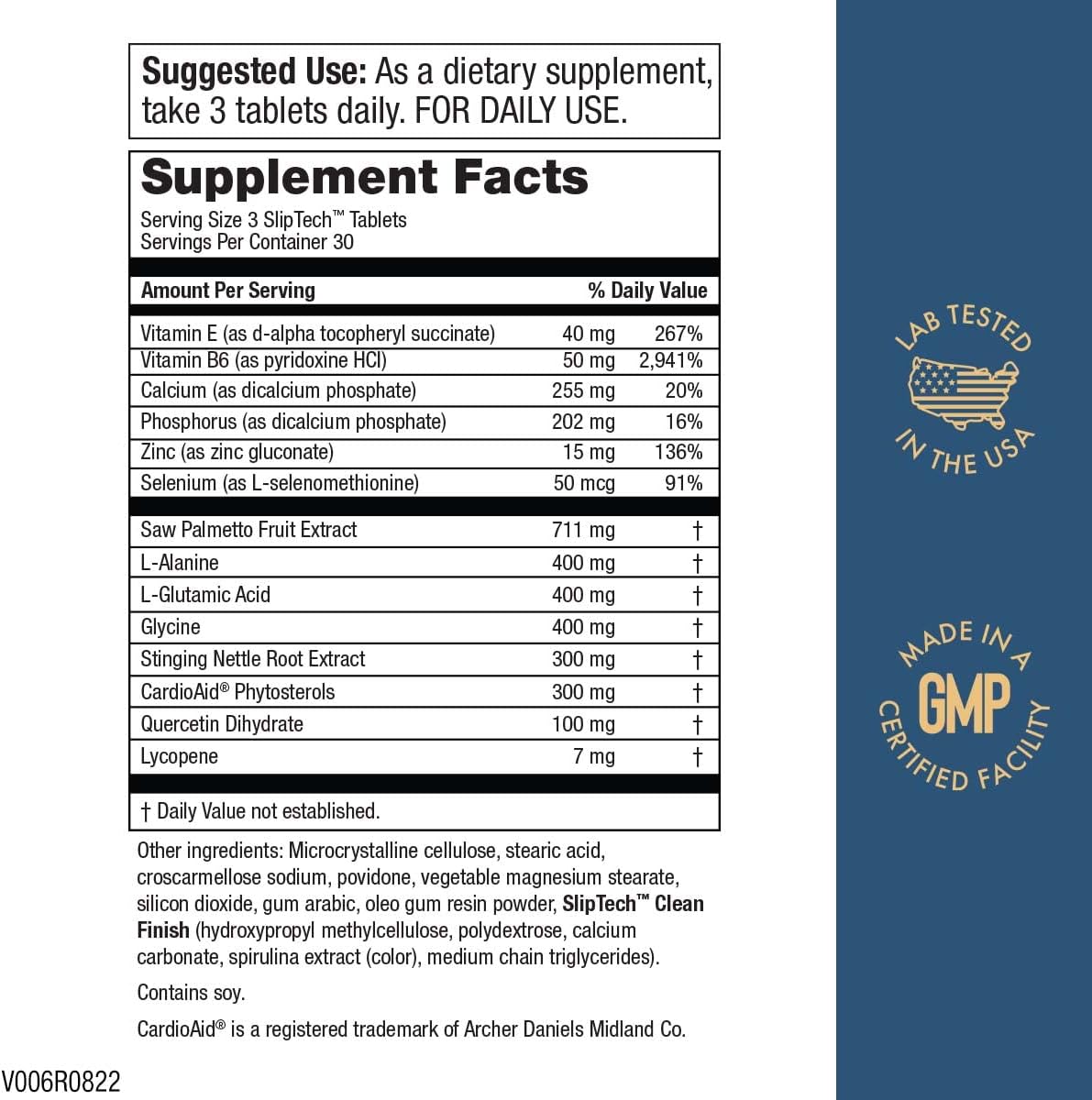 Purity Products Ultimate Prostate Formula Supports Prostate Health - Beta Sitosterol, Lignans, Saw Palmetto, Stinging Nettle Extract, Phyto Sterols, Lycopene, Zinc, Selenium and More - 90 Tablets