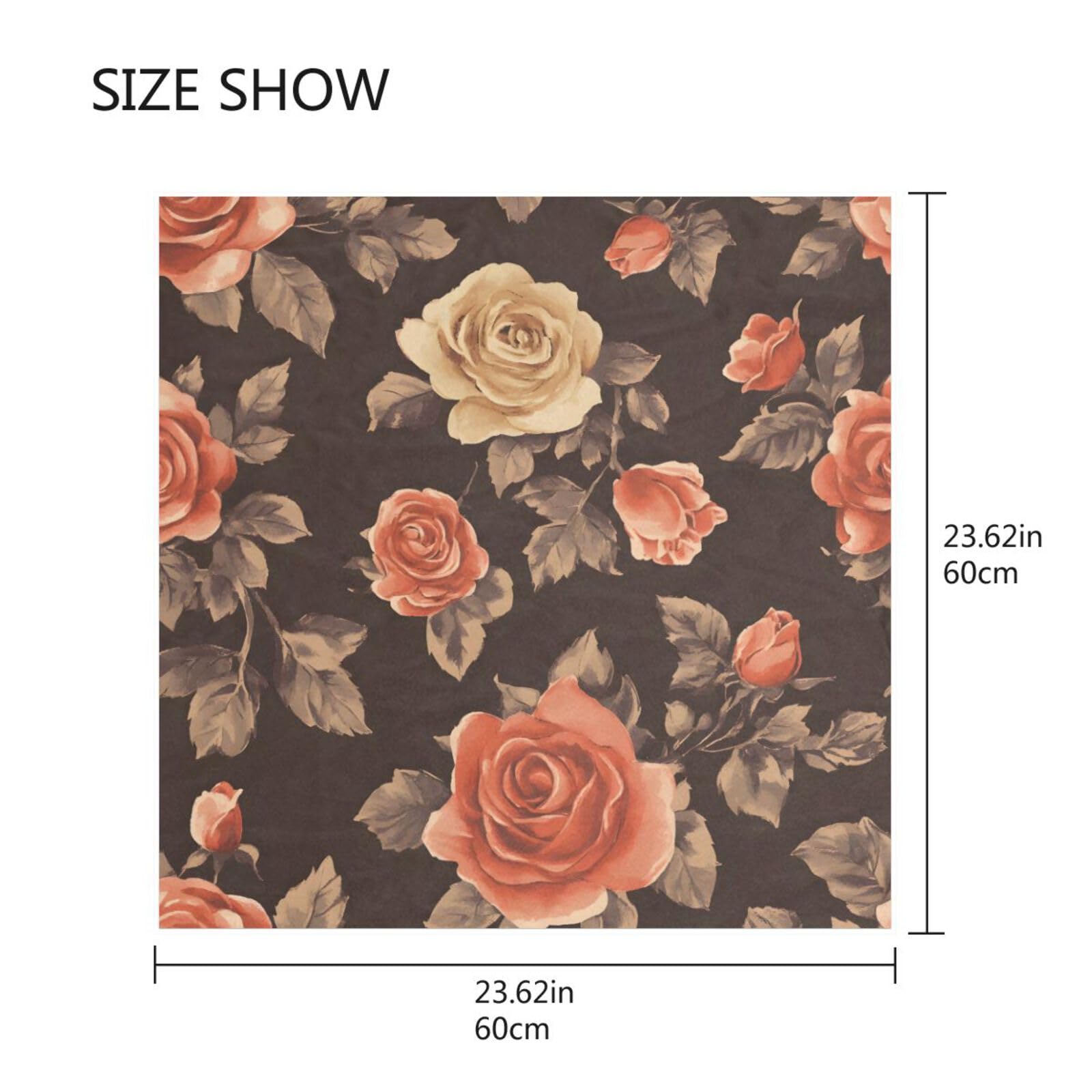 BOESI Graffiti Rose Pattern Women's Headband, 23.62