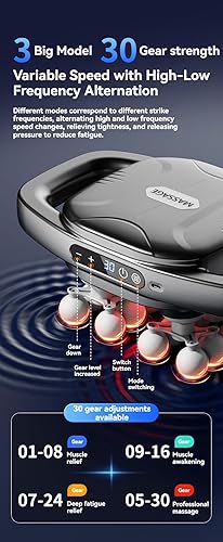 Miniatura 8 de 20 Heads & 16 Heads Massage Gun - Deep Tissue Percussion Muscle Massager, Cordless Electric Fascia Gun for Athletes, Pain Relief, Recovery, Home Gym