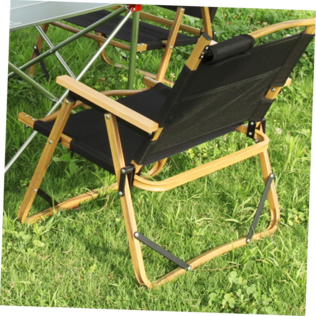 Ipetboom 2 Sets Replacement Canvas Seat Covers for Directors Chairs with Wood Stick Soft Ergonomic Easy Installation Classic Black for Folding and Movie Chairs