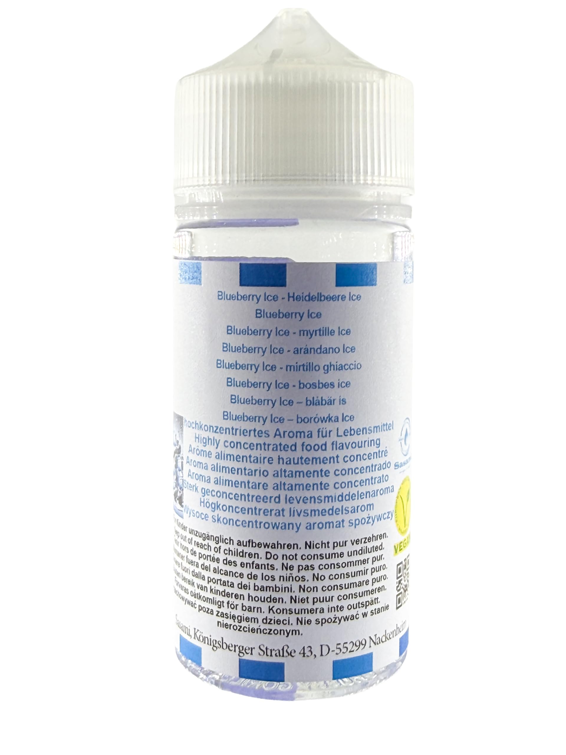 Blueberry Ice - arándano Ice aroma concentrado - Vegano - Sasami - 10ml
