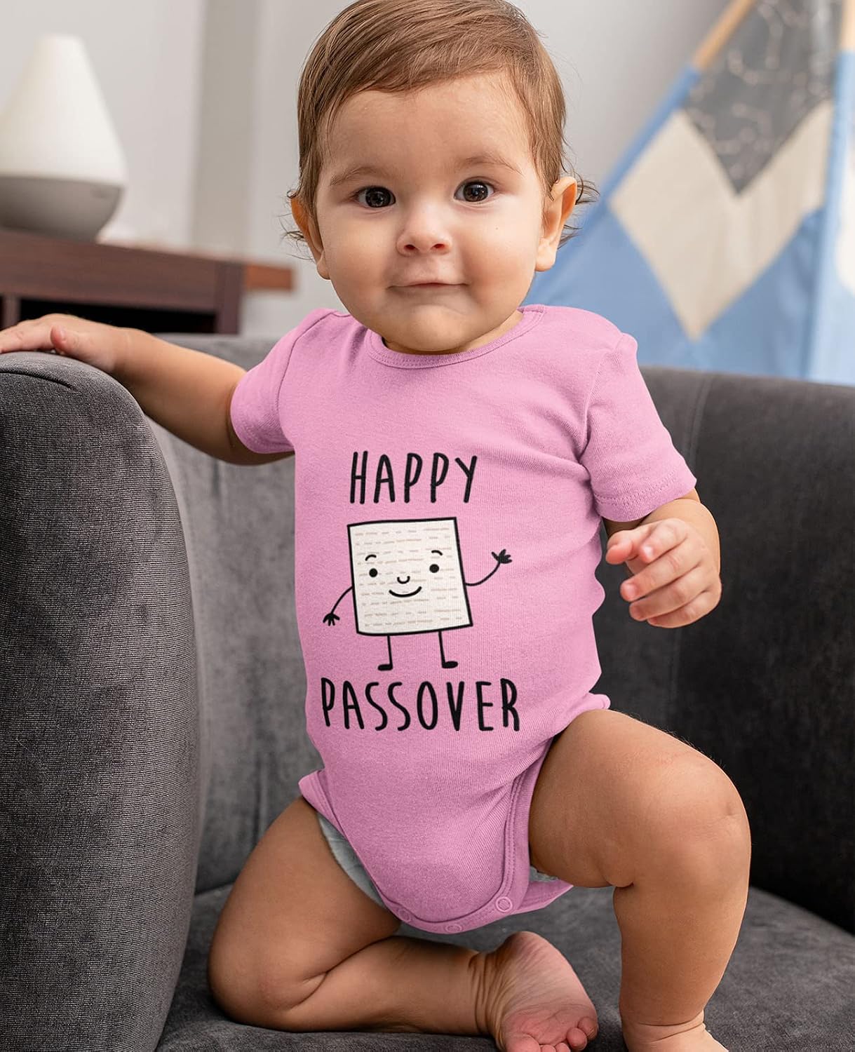 Tstars Passover Baby Bodysuit for Boys & Girls - Cute Jewish Holiday Infant Outfit for Seder Celebration