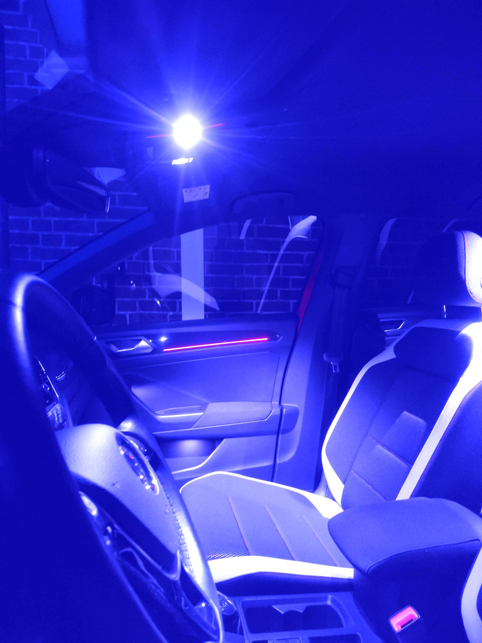Iluminación interior LED SMD azul Peugeot 607 kit Onwomania alta visibilidad 6