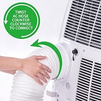 Sunshine Smile 3m-es 150mm PVC légkondicionáló kipufogó cső flexibilis szellőzőcső 4