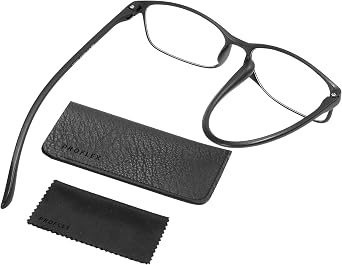 PROFLEX BluOptix Blue Light Filter Lightweight, Flexible, Scratch Resistant, Computer Reading Glasses, Unisex