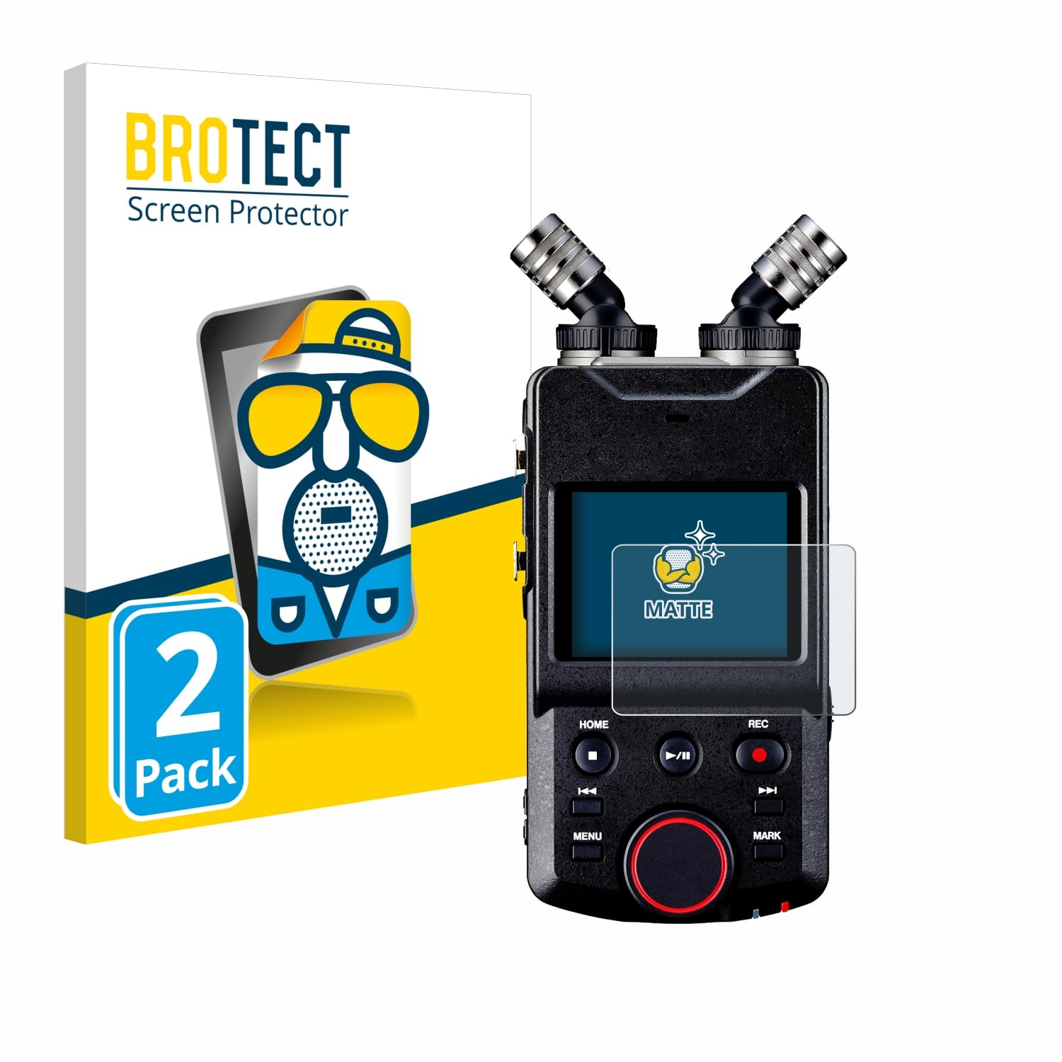 brotect Screen Protector Anti-Glare Compatible with Tascam Portacapture X6 (2 Pack) Screen Protector Matte, Anti-Fingerprint Protection Film