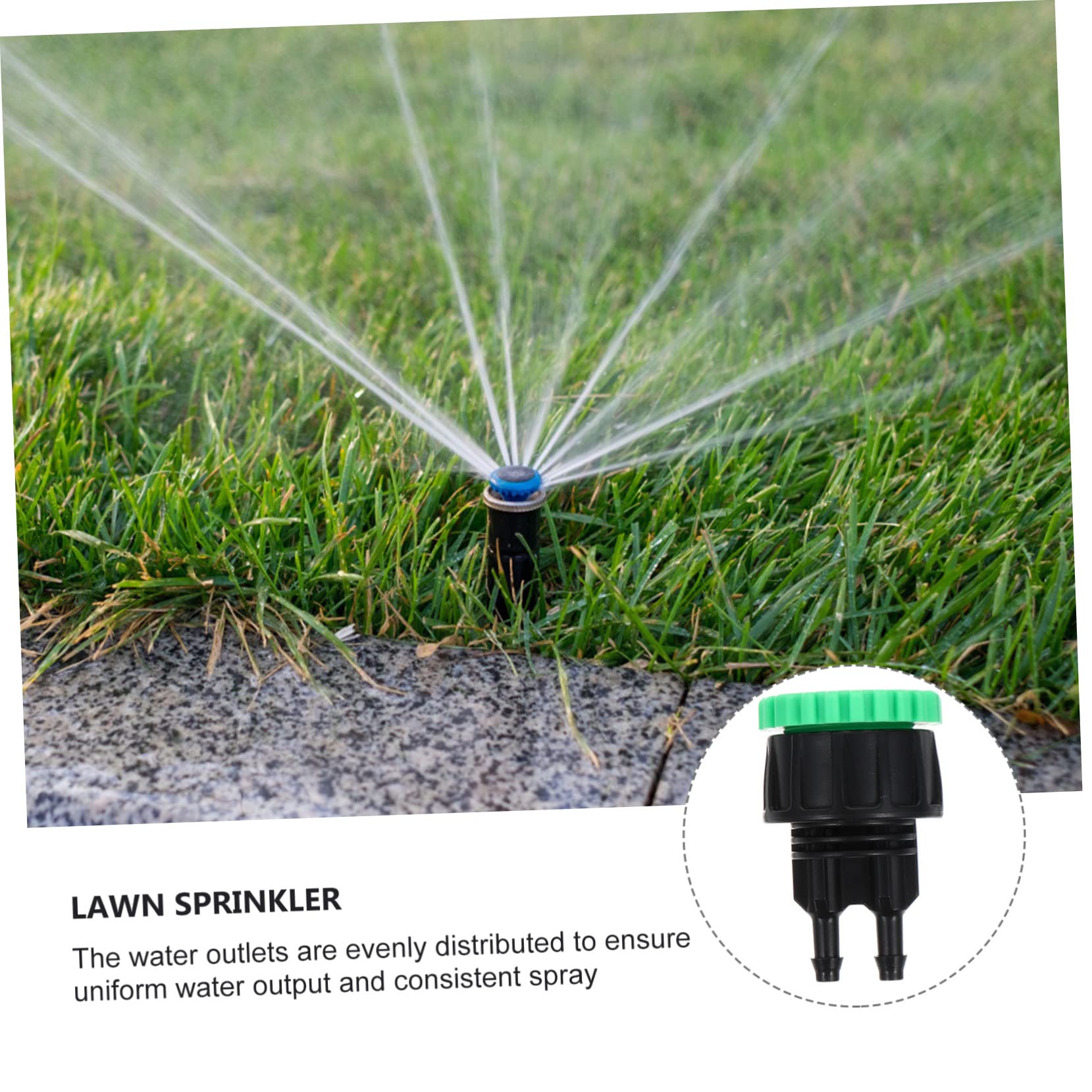 Toddmomy 20pezzi per Irrigazione Raccordi per Facili Installare e Resistenti Set Accessori per Irrigazione e Agricoltura