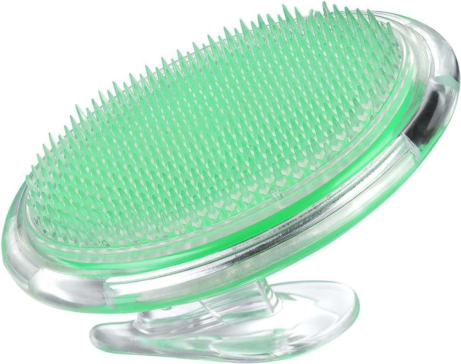 Coolife Ingrown Hair and Razor Bumps Treatment, Exfoliator Face Brush Fascia and Cellulite Blaster Acupressure Therapy Myofascial Release Tool Body Massager Brush for Men and Women - Green