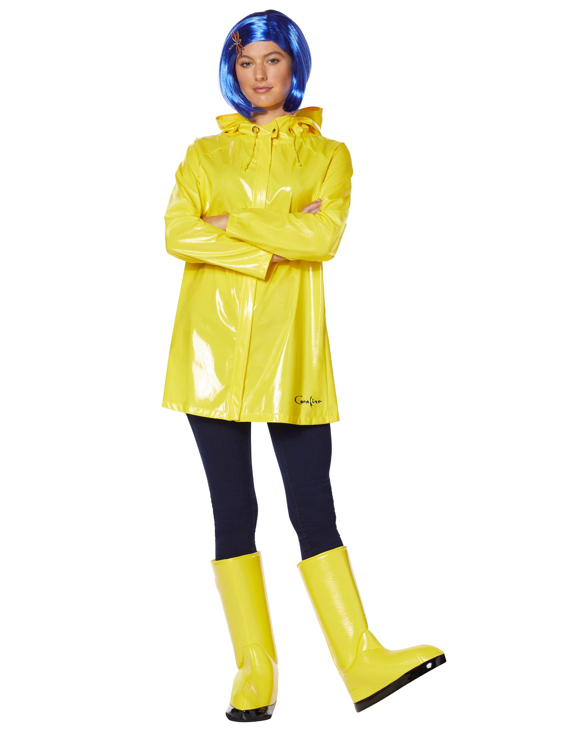 Spirit Halloween Adult Coraline Cosplay | Officially Licensed TV & Movie Costume