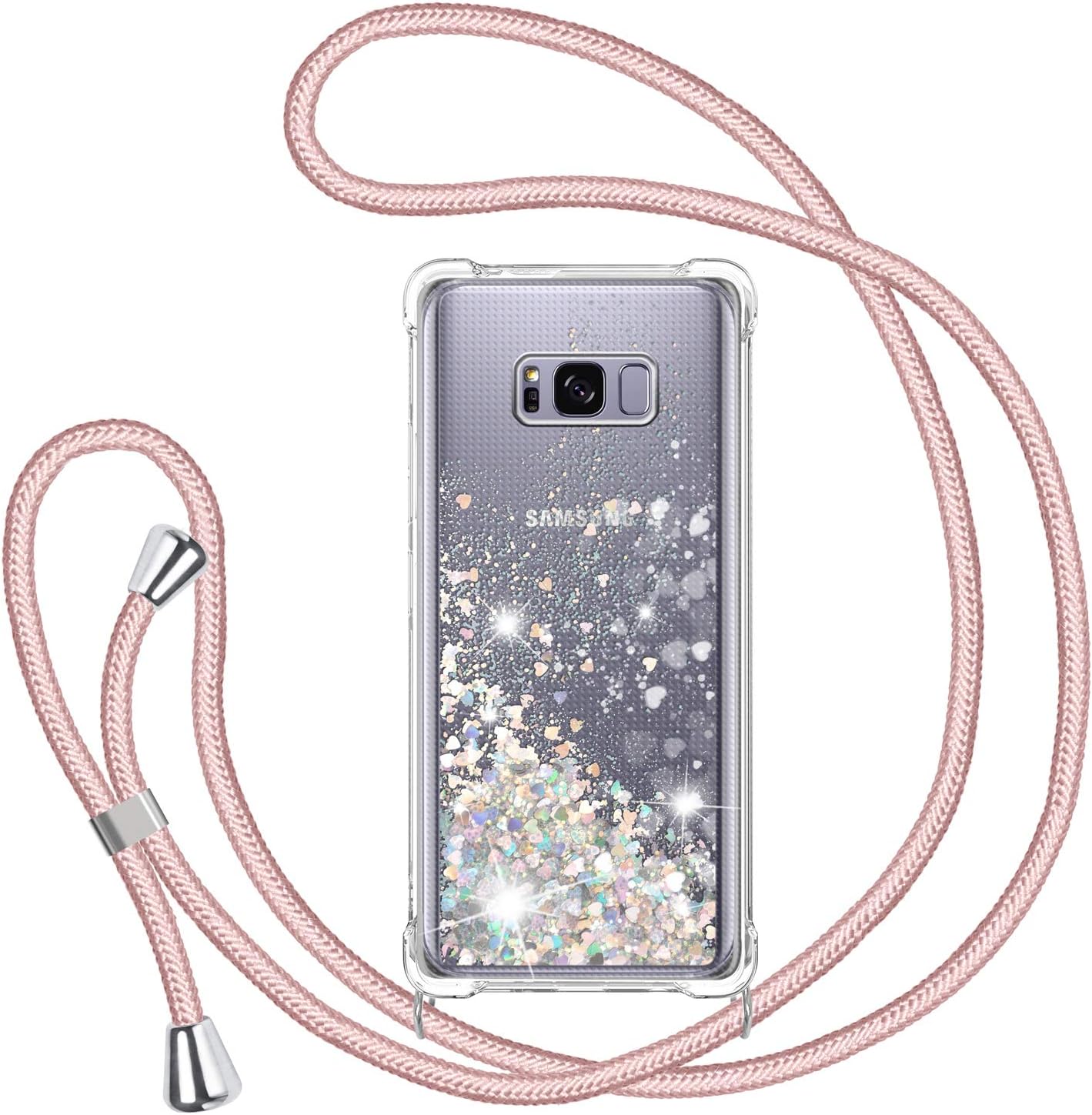 Samsung Galaxy S8 Handyhülle Mit Band ONEFLOW Twist Case für Samsung Galaxy S8 Plus Handykette abnehmbar