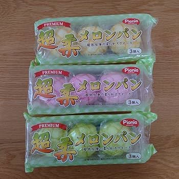 Amazon.co.jp: ピクニック 超柔メロンパン スクイーズ3セット
