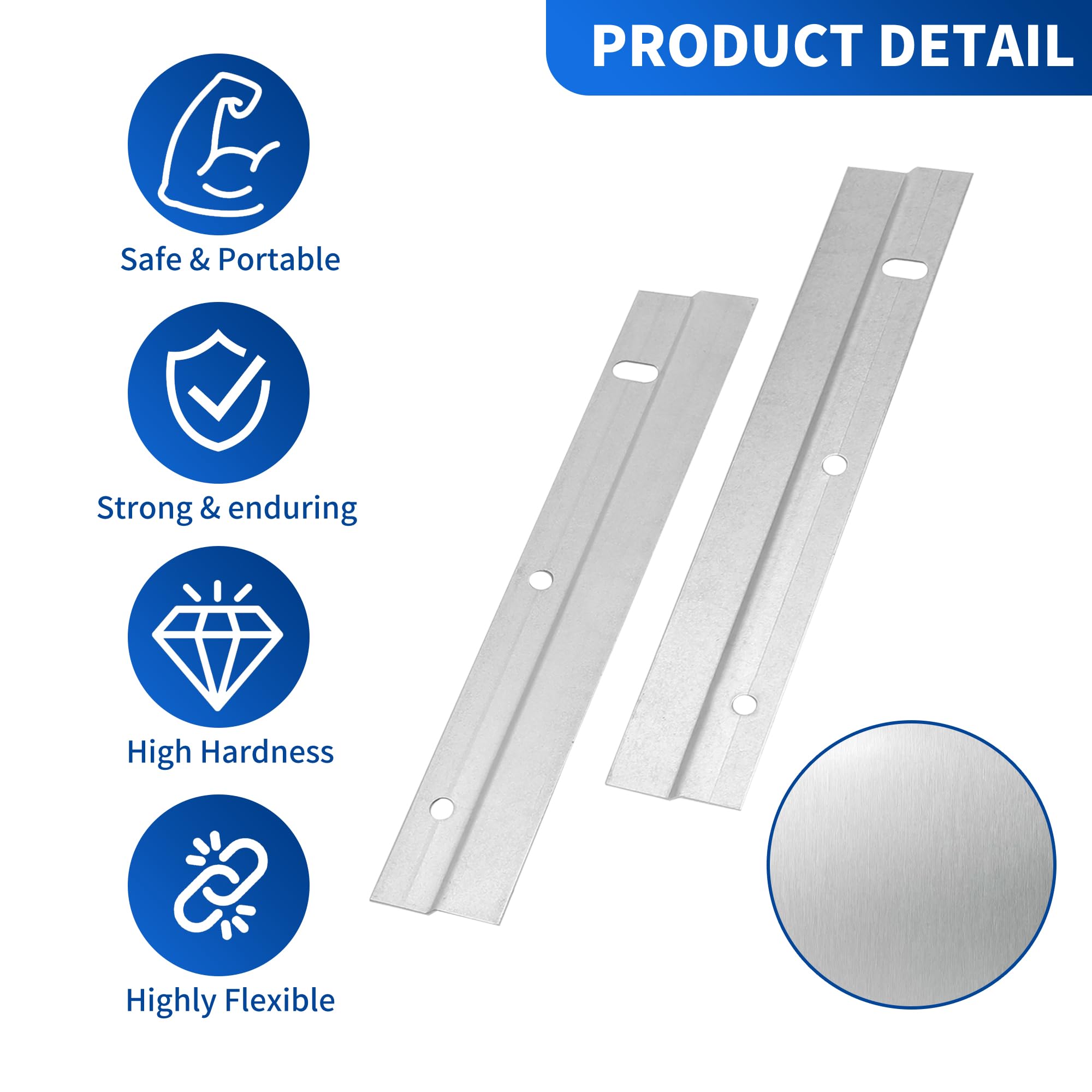 YKUKIZEE 8 Pack 6 inch French Cleats Bracket Heavy Duty, Mirror Hanger Z Bar 15 cm - Image 4