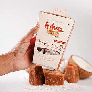 Fulva Lakshadweep Halwa Coco Bites Signature Value Pack, Coconut & Jaggery Traditional Sweet, Kerala Coconut Sweet Snack, Authentic Indian Halwa, 140g (10 Bites, 14g Each)