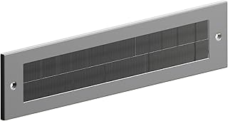 Letter Box Cover Draught Excluder for Internal Use - Silver Finish