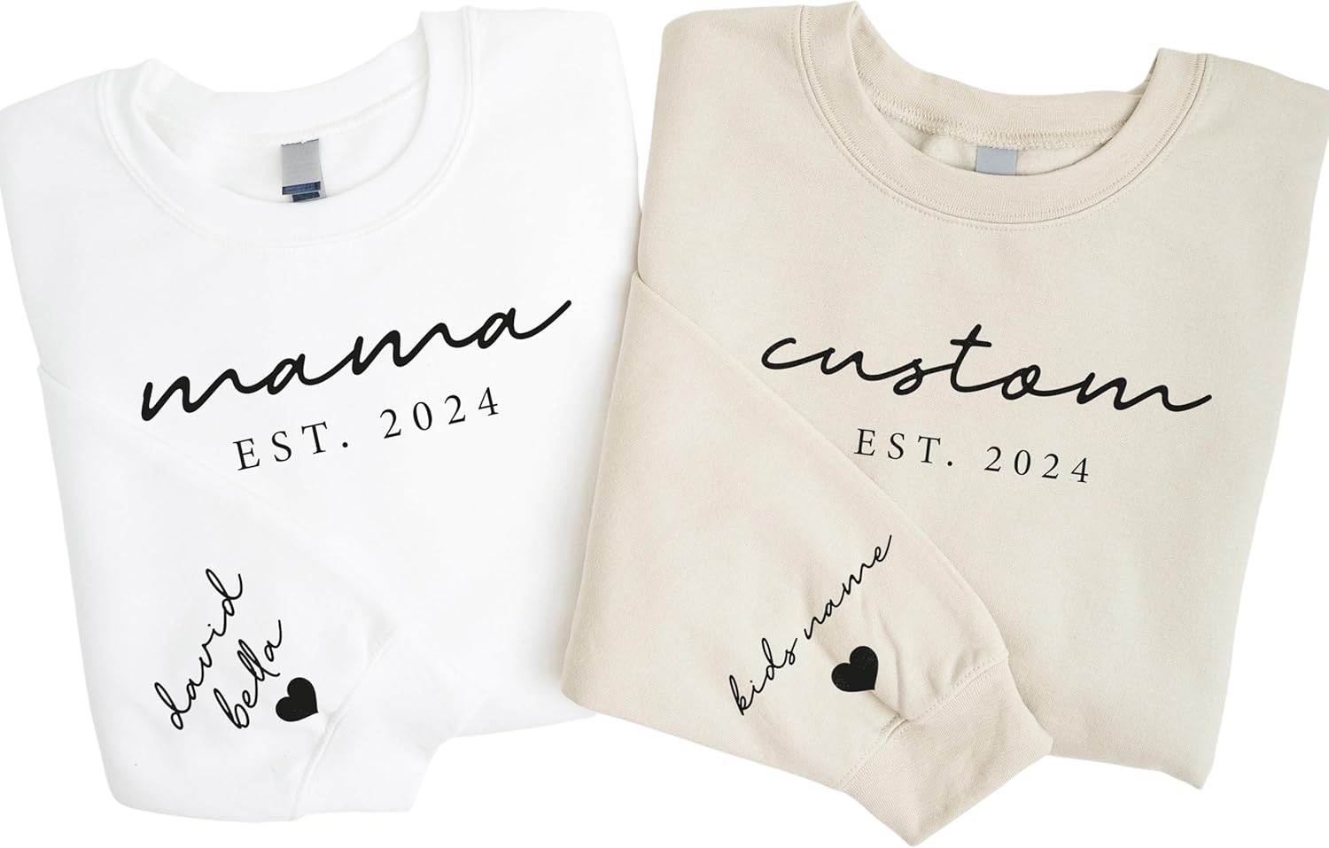 Custom Mama Sweatshirt With Kids Names, Womens Sweatshirt, Personalized Sweatshirt for Women