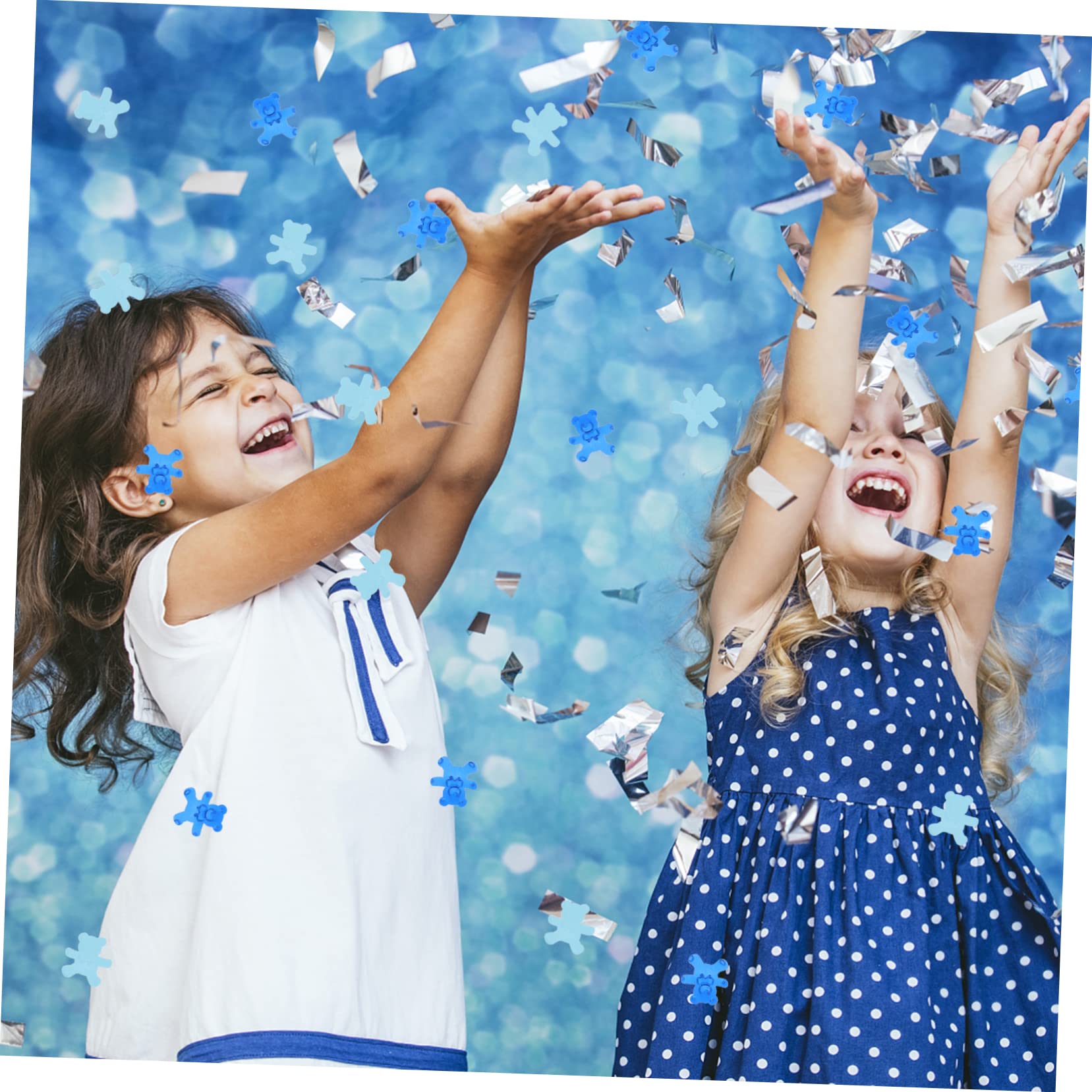 Abaodam 15confezioni Decorazioni Per Feste Con Confetti Forma Di Orsetto Per Shower e Compleanni Materiale Sicuro Design Per Atmosfera Festosa e Momenti Indimenticabili