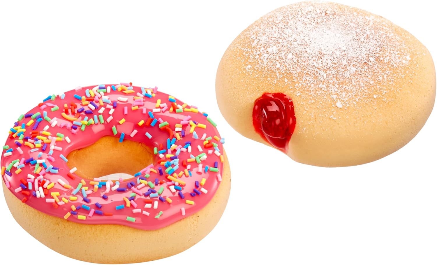 Pink Icing Round & Jelly Filled Donuts DIY Slime Kit - Unboxing Ingredients to Make, Smash, and Stretch Your Food Slime, Ages 8+
