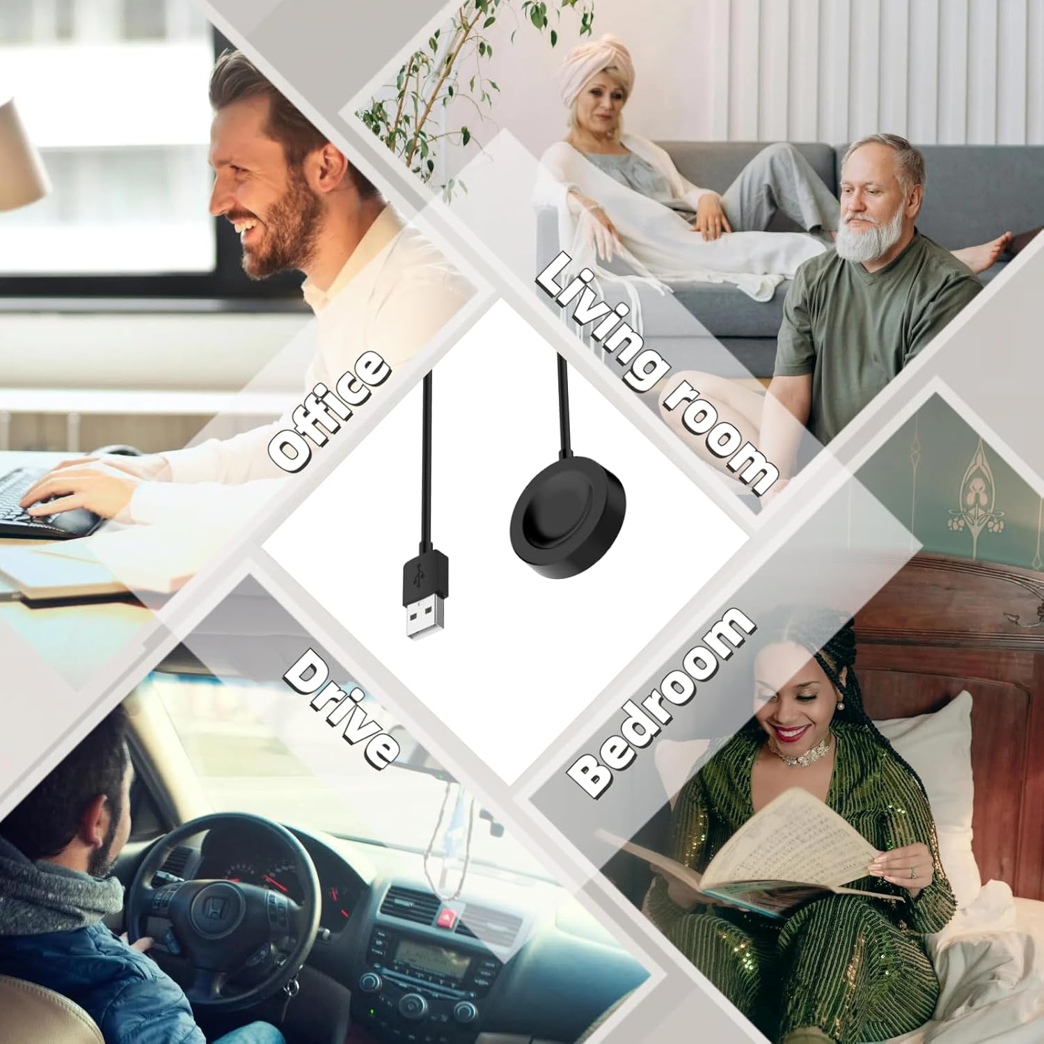 Charger Cable for Huawei Watch GT4/GT4 46mm/GT4 41mm/GT3/GT3 SE/GT3 PRO, USB A Charger Compatible with Huawei Watch GT Cyber/GT Runner 3.3ft/1M`