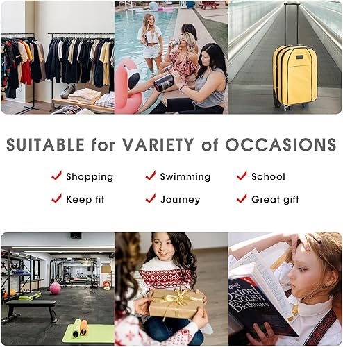 Miniatura 7 de WANDF Mochila deportiva con cordón y bolsillos de malla, resistente al agua, para mujeres y hombres (gris)