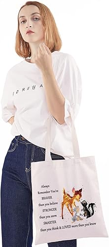 Miniatura 4 de WZMPA Deer Fairy Tales - Bolsa de maquillaje cosmética para fanáticos de la película, regalo You Are Braver Stronger Smarter Than You ThinkMakeup