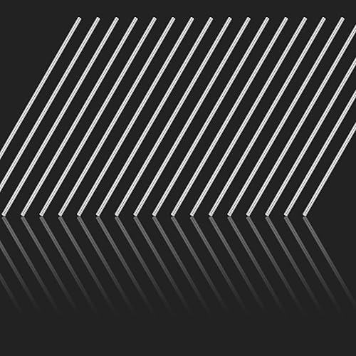 Miniatura 7 de DYWISHKEY 20 varillas de aluminio de 0.069 pulgadas x 3.94 pulgadas, varillas de eje sólido de metal, barra de torno para hacer manualidades