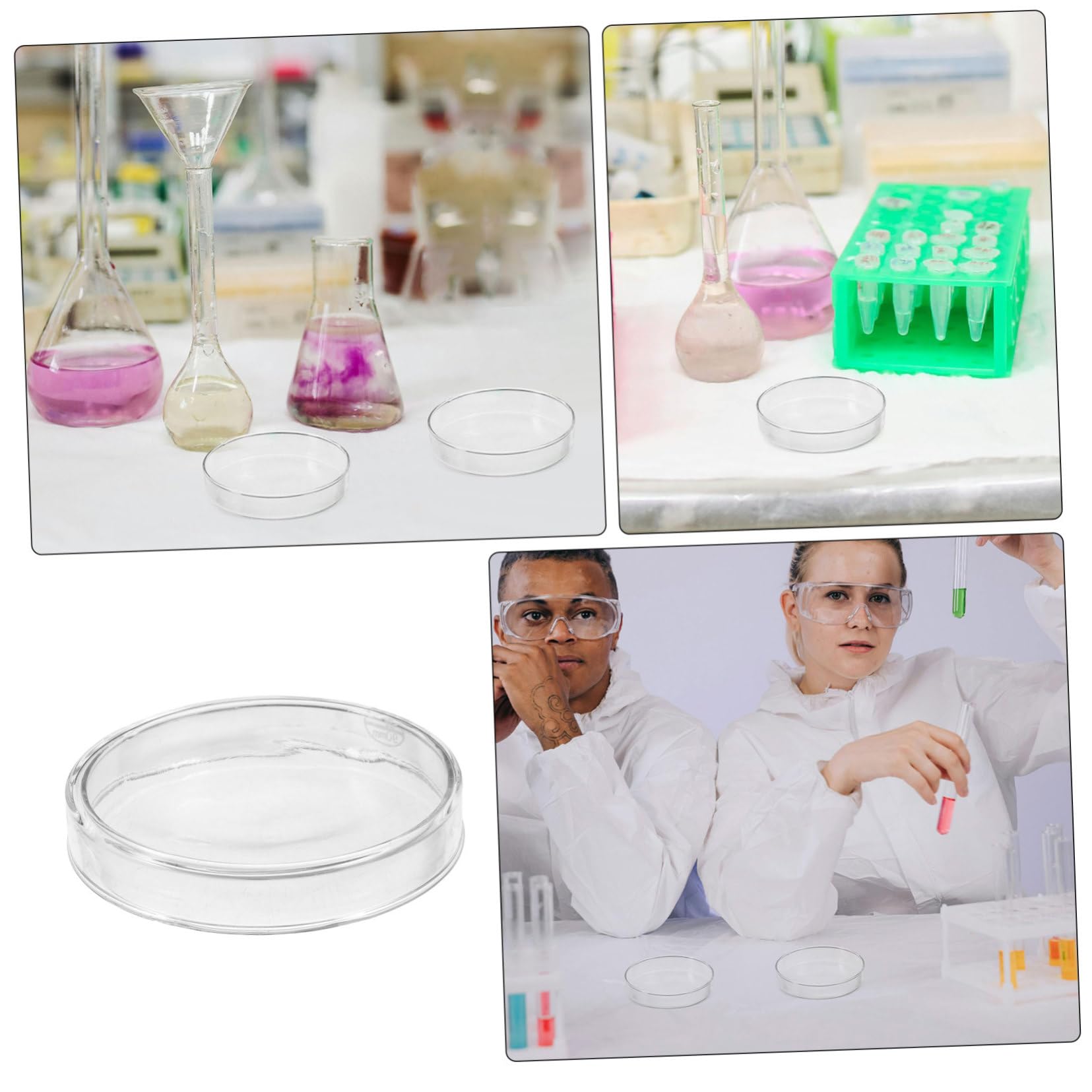 5 Stück Petrischalen Gewebe Experimentierplatten Petrischale Mikrobiologie Nährmedienschale Für Experimente Klare Mikrobiologieschale Transparent