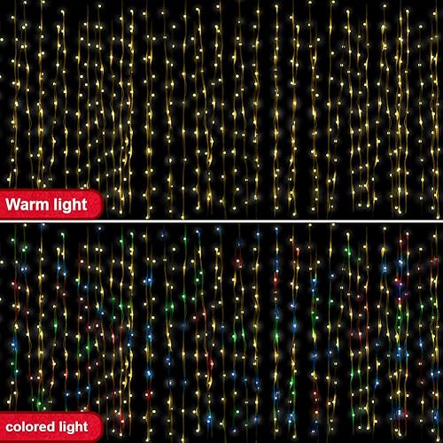 Miniatura 5 de Sensor de sonido navideño DIY con cadena de luces LED de 9.8 pies, altavoz de música de Navidad con luces decorativas, canción de Navidad,
