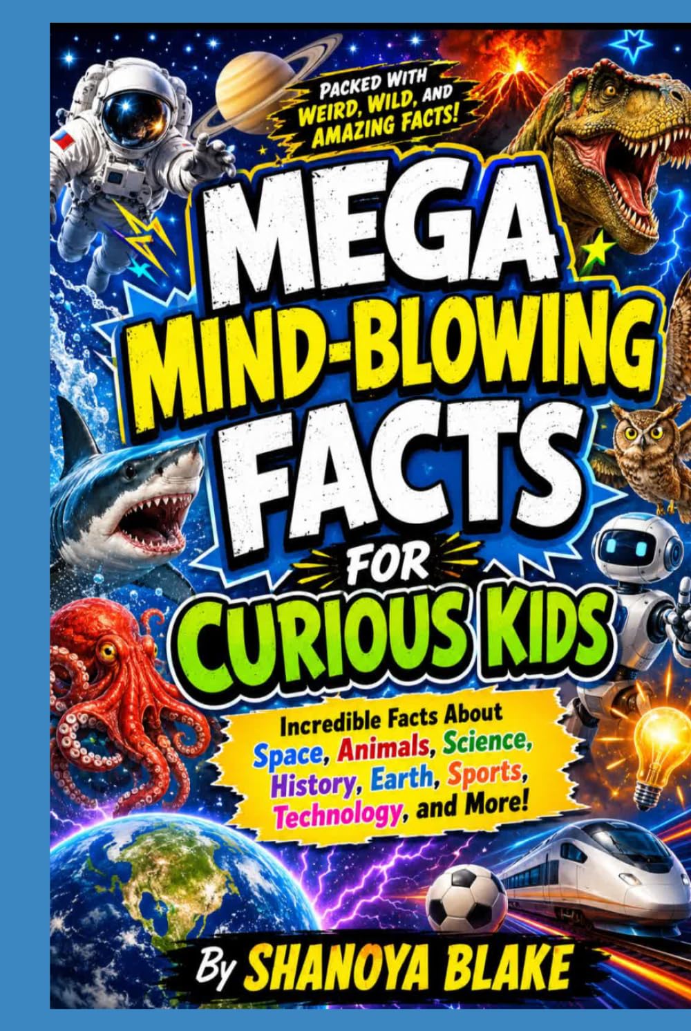 MEGA MIND-BLOWING FACTS FOR CURIOUS KIDS: Incredible Facts About Space, Animals, Science, History, Earth, Sports, Technology, and More!