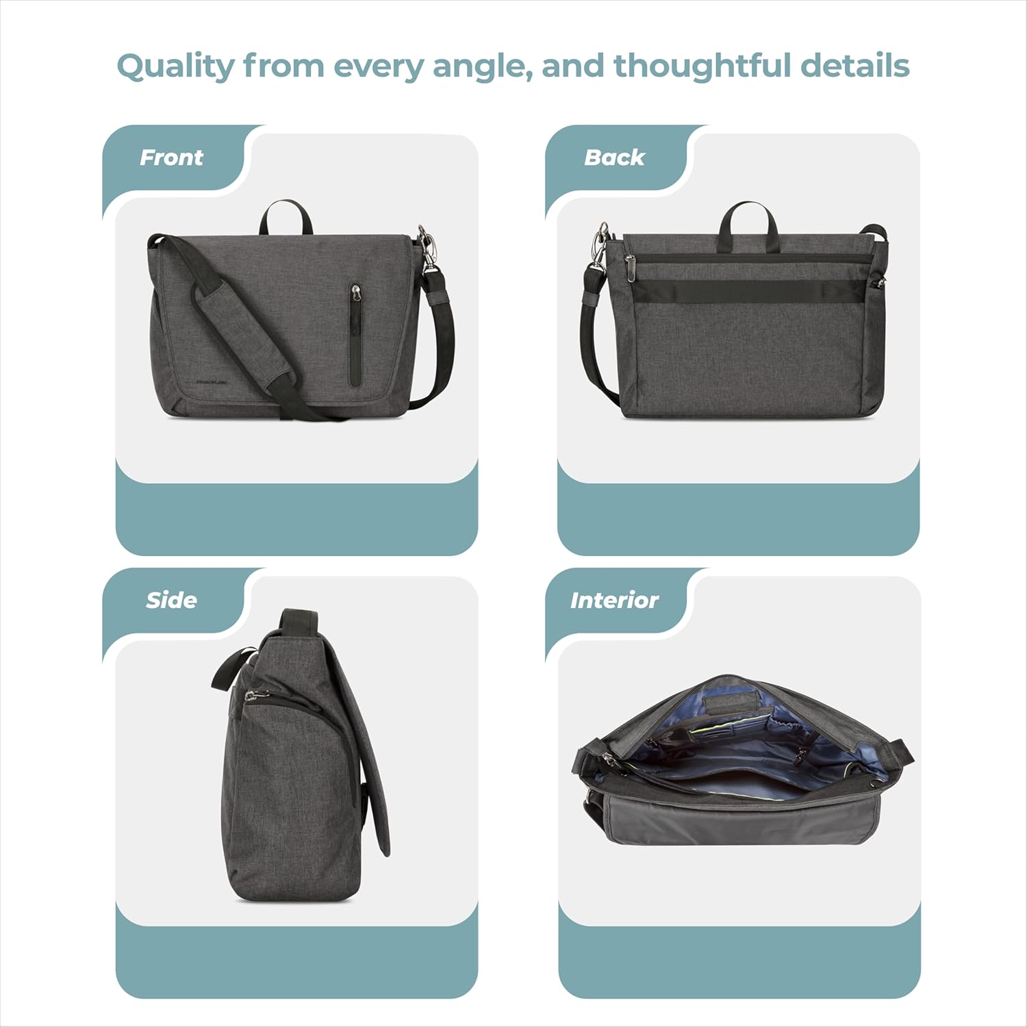 Travelon Anti Theft Urban Messenger Bag