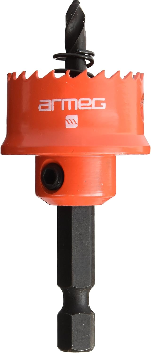 Armeg SSH025 25 mm Sheet Steel Holesaw, Red Amazon.co.uk DIY & Tools