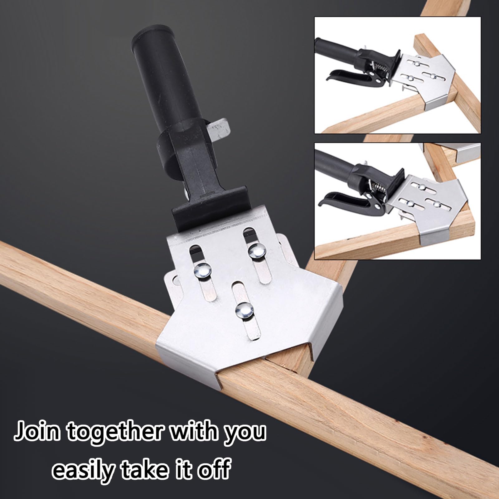 Upgrades 90 Degree Corner Clamps Photo Framing Tool Single Handle Clamp For Woodwork Metal Welding & Glass Alignment