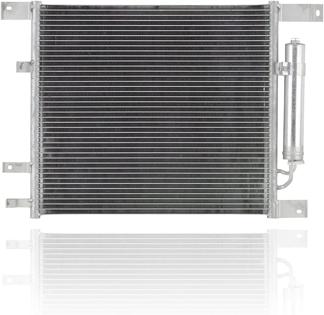 A/C Condenser - Pacific Best Inc. Compatible/Replacement for 3986 12-19 Nissan Versa/NoteSedan - With Receiver & Dryer, Parallel Flow Construction