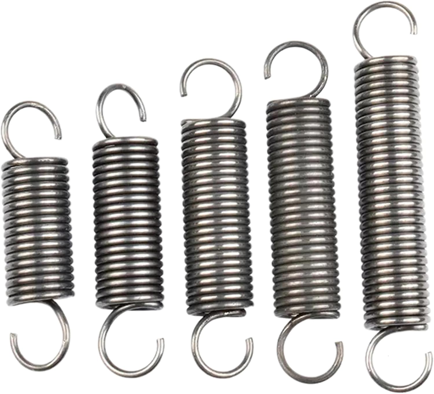 Extension Spring, 5 Pcs Dual Hook Tension Spring, 1.4 x 18 280mm, Wire Diameter .4mm, OD 18mm, Free Length, Steel, S-Shaped Double(1.4 x 17 x 140mm)