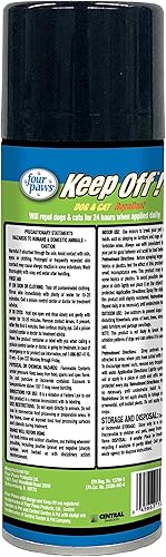 Miniatura 6 de Four Paws Mantener fuera Repelente para perros y gatos en aerosol para exteriores e interiores 10 onzas