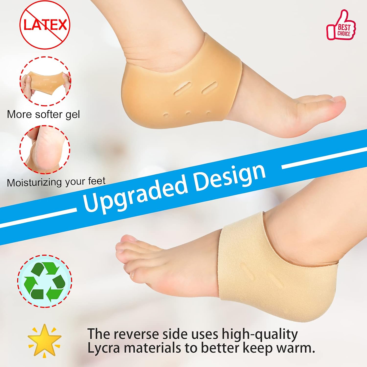 Gel Heel Cups, Heel Cups for Heel Pain 