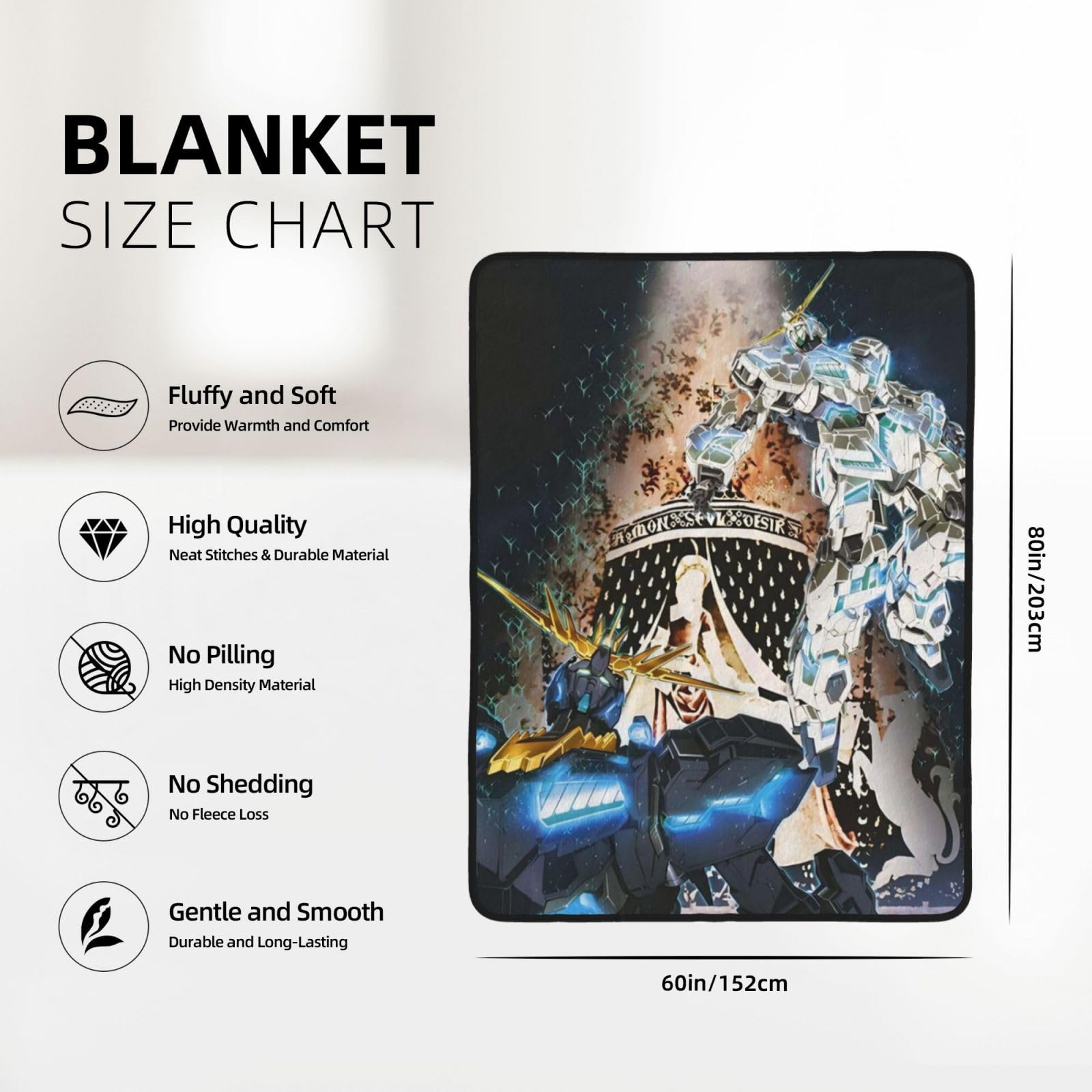 機動戦士ガンダムUC タオル　ブランケット 機動戦士ガンダムUC タオル ブランケット 機動戦士ガンダムUC トライ