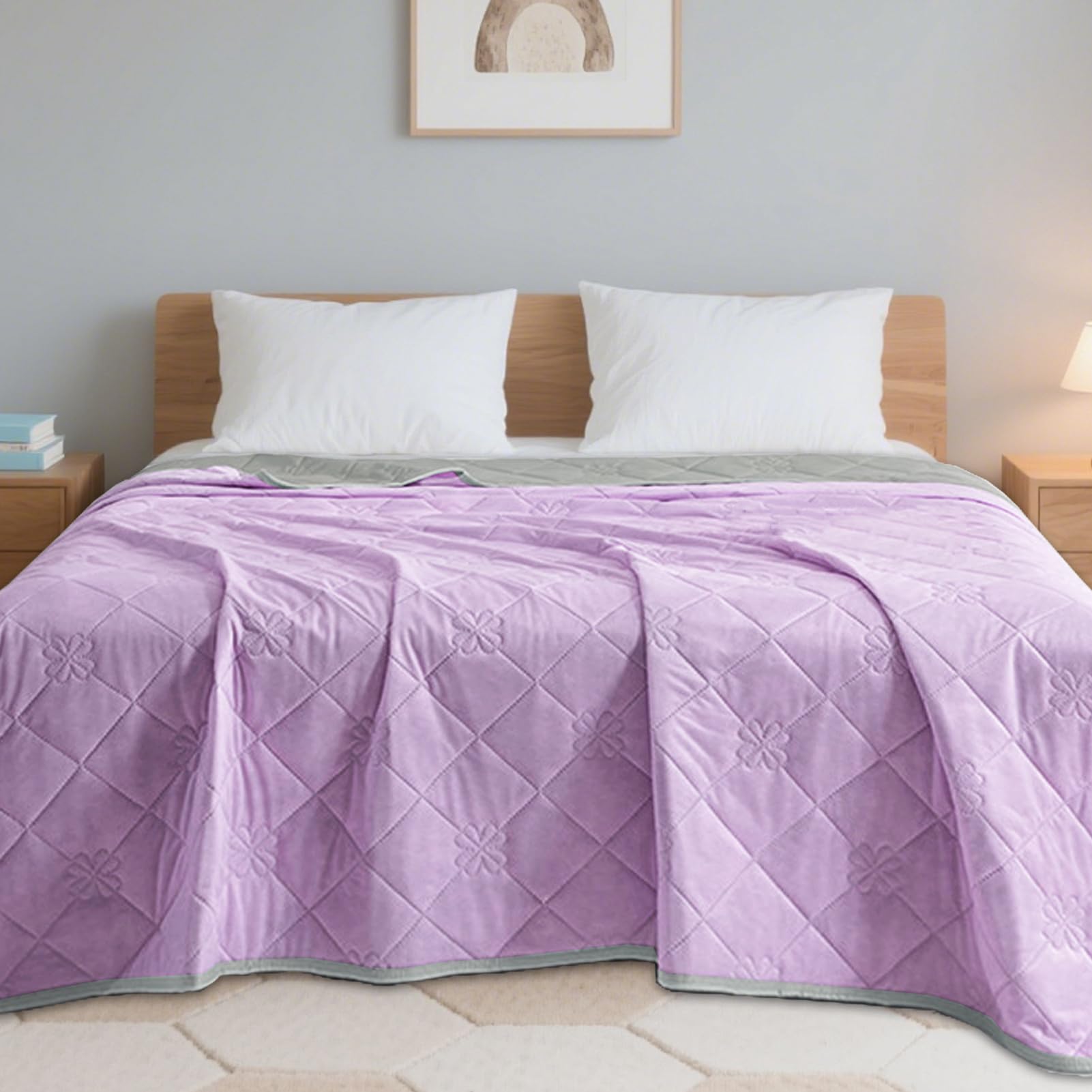 Coperte Rinfrescanti Per Chi Soffre Il Caldo Plaid Reversibile Trapunta Da | Morbida Coperta Rinfrescante Per Chi Ha Caldo , Campeggio, Viaggio, Casa, Bambini, Adulti, Sonno, Sudorazione Notturna
