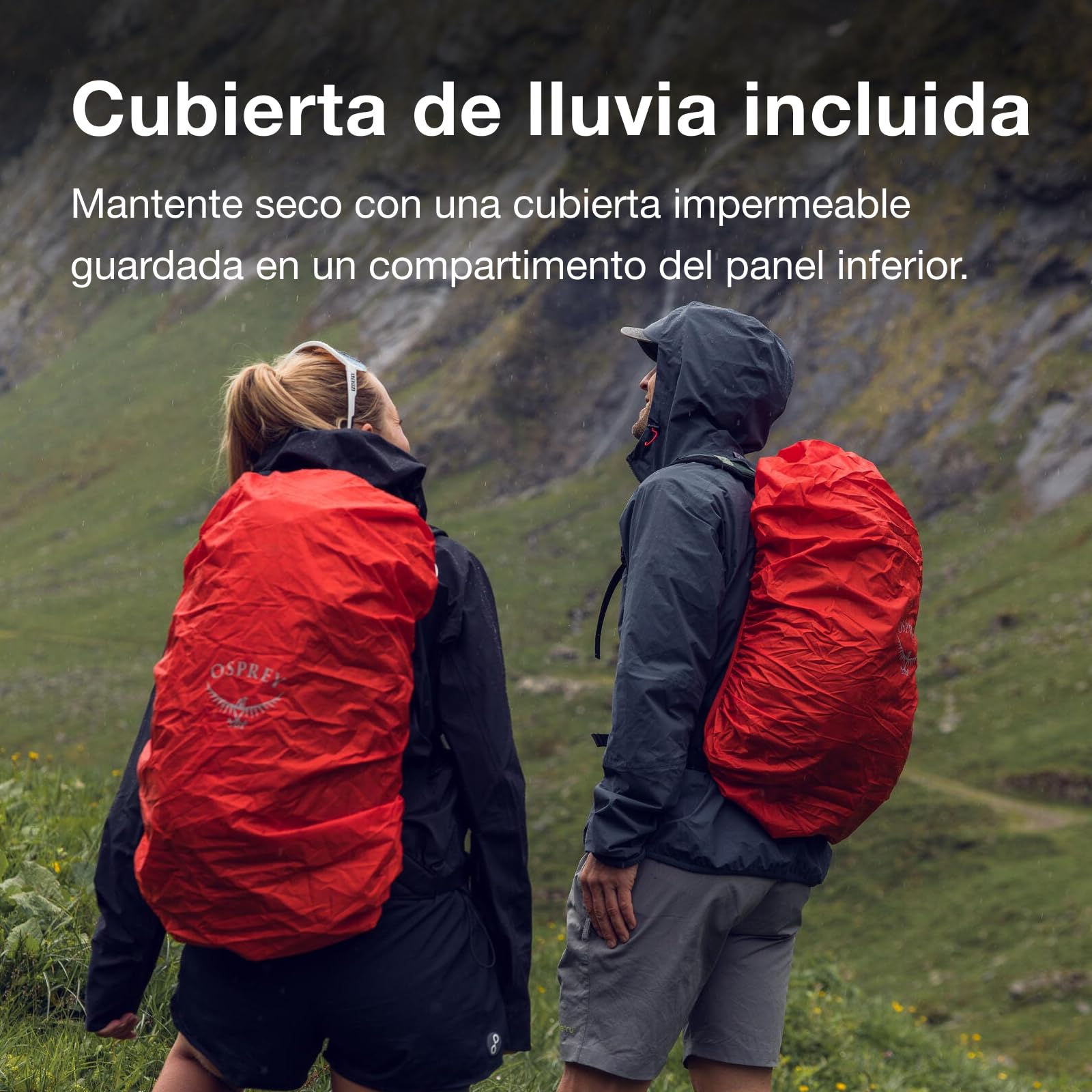 Osprey Hikelite LT Mochila de senderismo unisex, 16L, Tundra Green